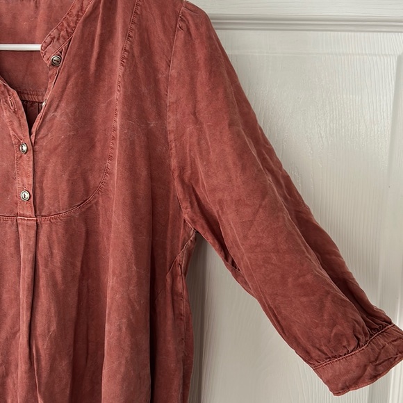 Suede Rust Dress - Picture 5 of 5